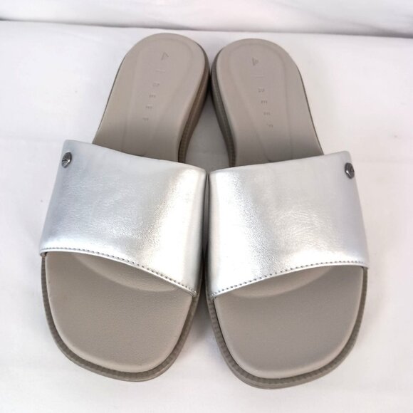 Reef Sunny Arrianah Slide Sandals Silver Womens 10 Comfort - Picture 8 of 12